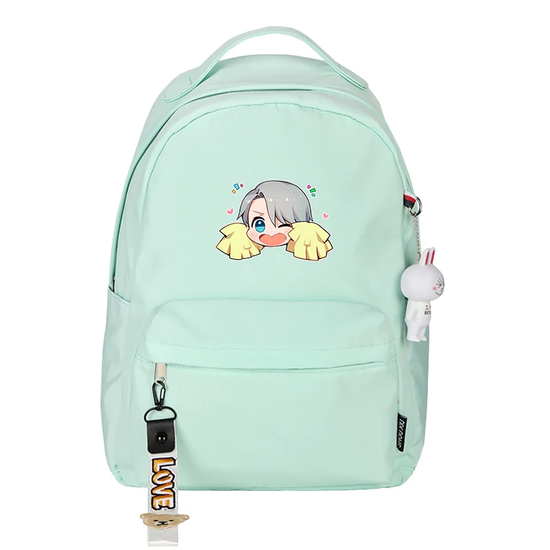 Рюкзак для девочек YURI on ICE рюкзак путешествий с рисунком из мультфильма маленький