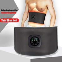 ems abdominal muscle stimulator fitness electronic slimming fat burn massage waist belt toner bodybuilding band electric trainer