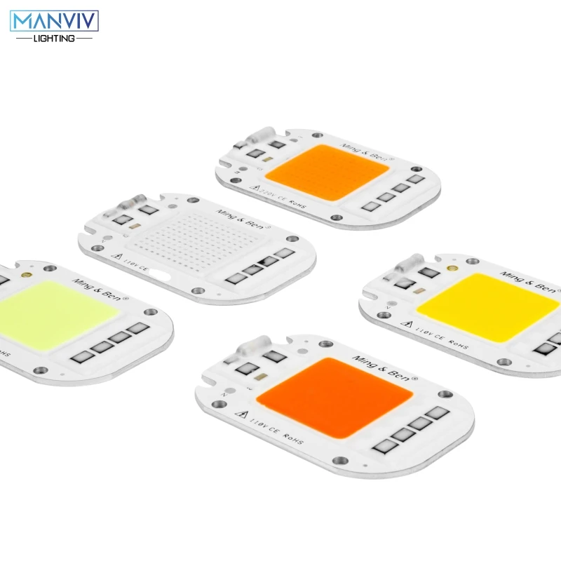 Светодиодный COB Чип 30 Вт RGB Smart IC чип без необходимости драйвера AC220V светодиодный