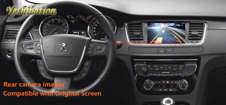 Автомобильный экран адаптер провода для peugeot 508 Citroen C5 выделенный Реверсивный камера заднего вида видео соединительный кабель