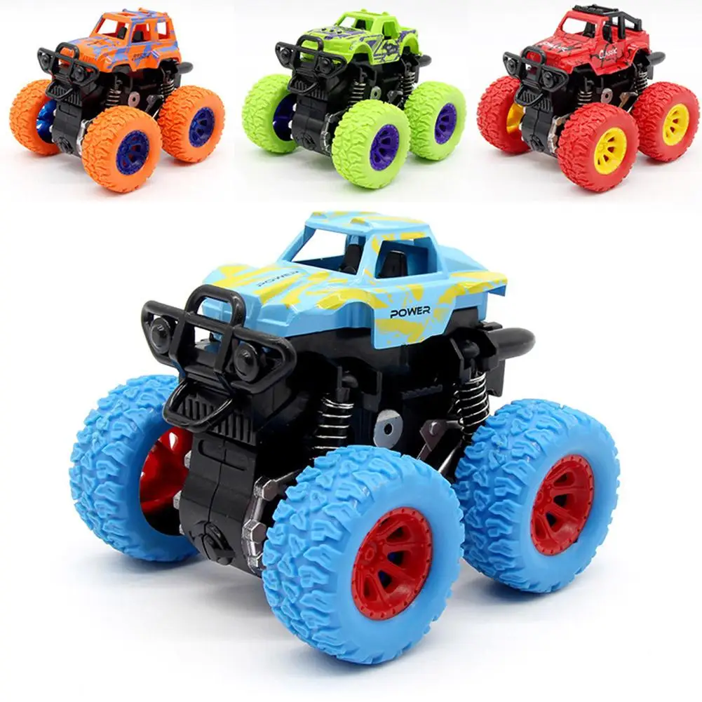 

Inertia Shockproof Four-wheel Drive SUV Baby Child Boy Simulation Vehicle Model Car Anti Crash Toy