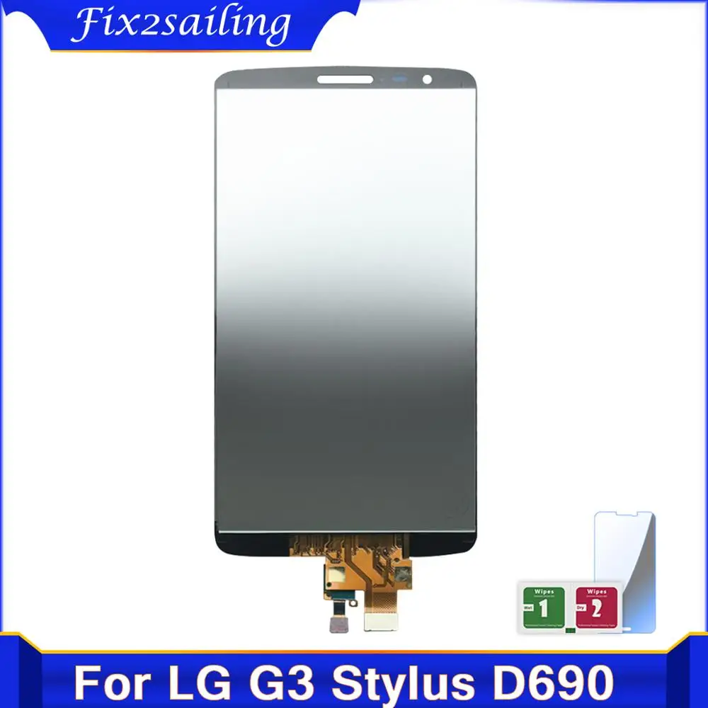 5 дюймов LCD S для LG G3 Stylus D690 D690N D693n D693 ЖК дисплей + кодирующий преобразователь
