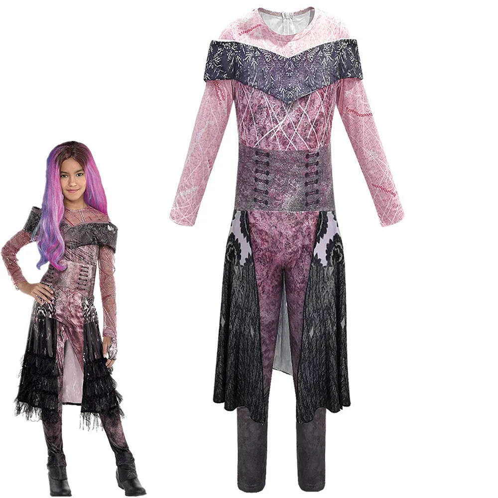 2019 год 3 костюма на Хэллоуин для детей мал-папа крепость аниме косплей