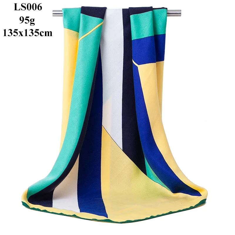 LS006 women scarf Портной Смит большой квадратный размер шарф женский модный дизайнерский большой размер шейный шарф осень зима хиджаб шаль шарфы для женщин - Цвет: LS006 women scarf