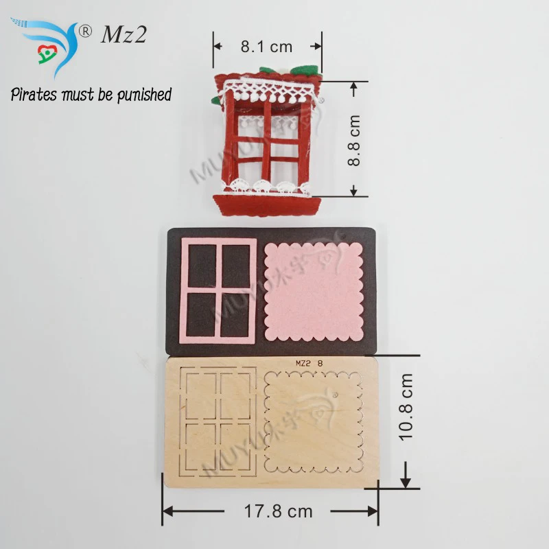 Рождественские огни MZ2 muyu высечки штампы- новая деревянная форма резки для скрапбукинга Thickness-15.8mm