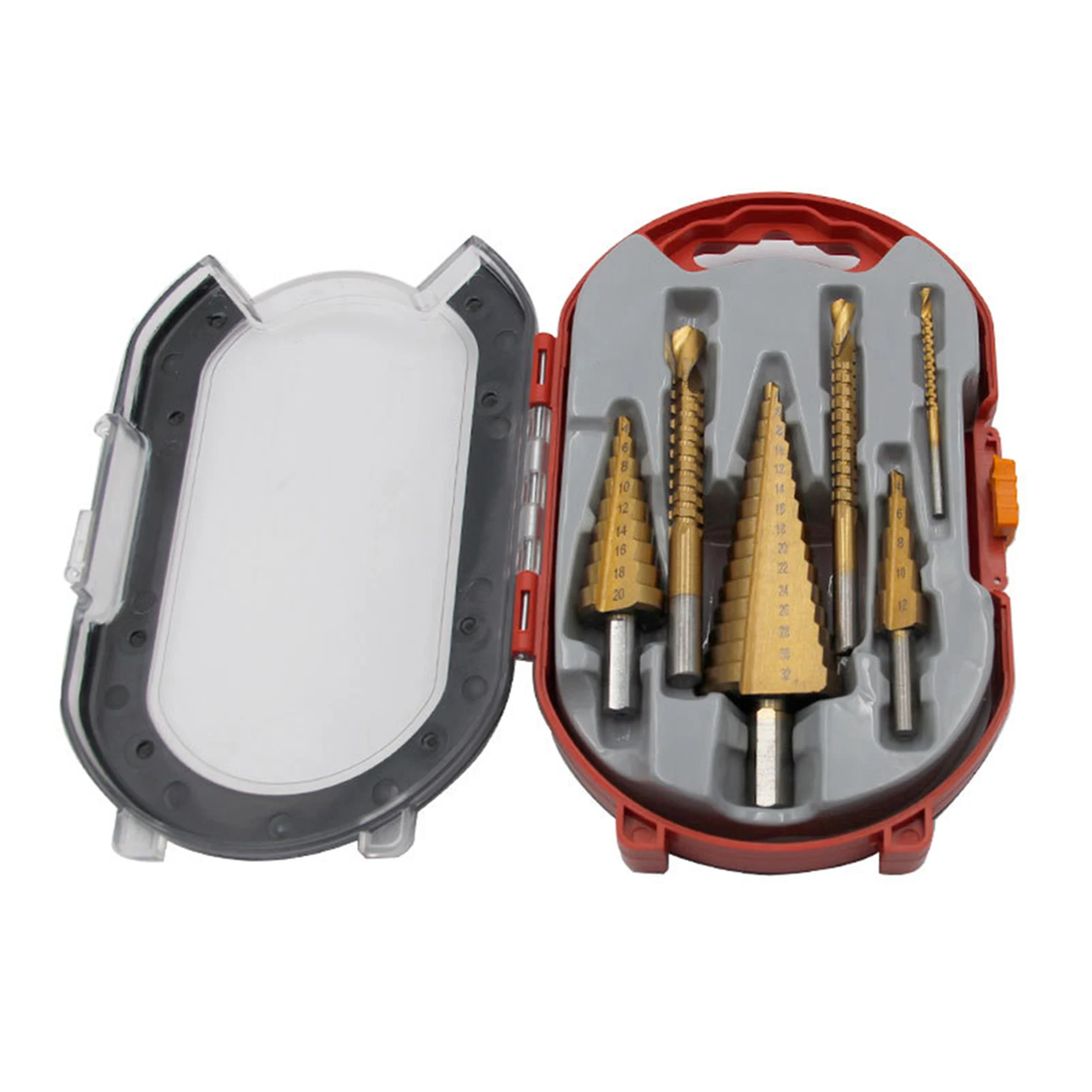 

6 PCS Step Drill Bit and Saw Drill Set HSS Drill Bits Stainless Steel Wood Hole Drilling Expanding Multifunction Step Drill