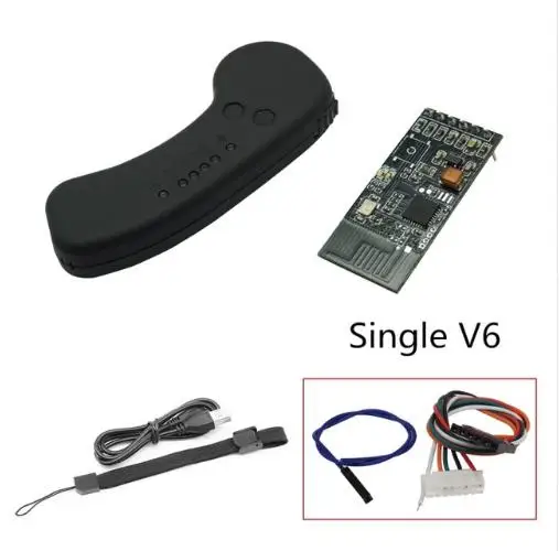 for V6 VX1 2,4 Ghz передатчик дистанционного управления с приемником для электрического скейтборда одиночный V4/V6 Rc автомобиль Лодка e-велосипед робот - Цвет: for V6