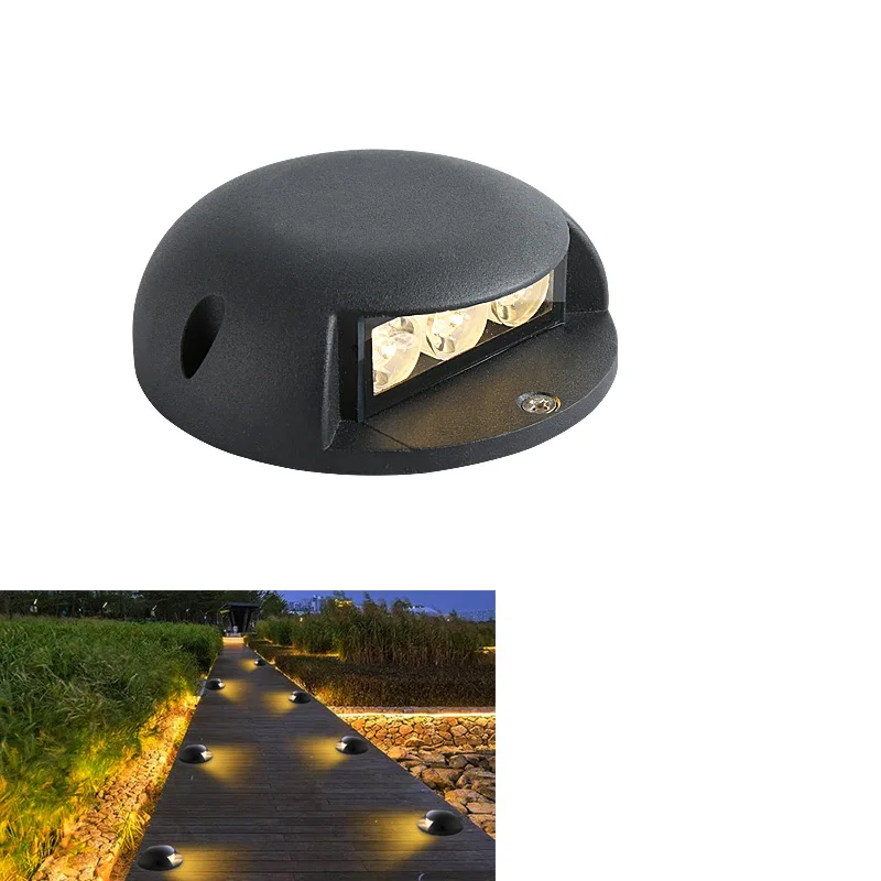 

2W 3W 6W 9W IP67 Waterproof LED Underground Light Outdoor Ground Garden Path Floor Buried Yard Spot Landscape DC12V AC85V-265V