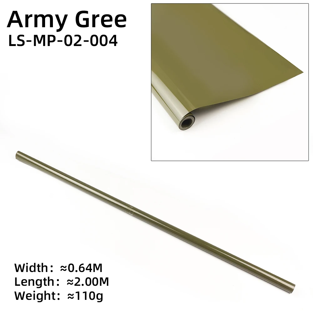 Army Green Радиоуправляемый самолет покрытие прозрачная пленка для пробкового дерева самолет 60x200 см фольги/покрытие/наклейка для самолетик из пробкового дерева модель - Цвет: Army Green