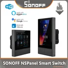 SONOFF NSPanel WiFi умный настенный выключатель ЕССША умный термостат дисплей прерыватель умный дом от Alexa Google Ewelink Alice