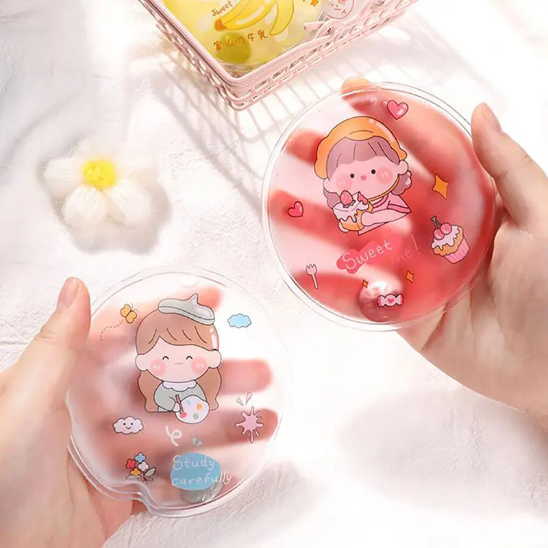 NEW 1Pc Winter Cartoon Warm-fitting and Fast Self-Heating Handbag Reusable Gel Hand Warmer Cute Word Print Instant Heating Pack | Бытовая