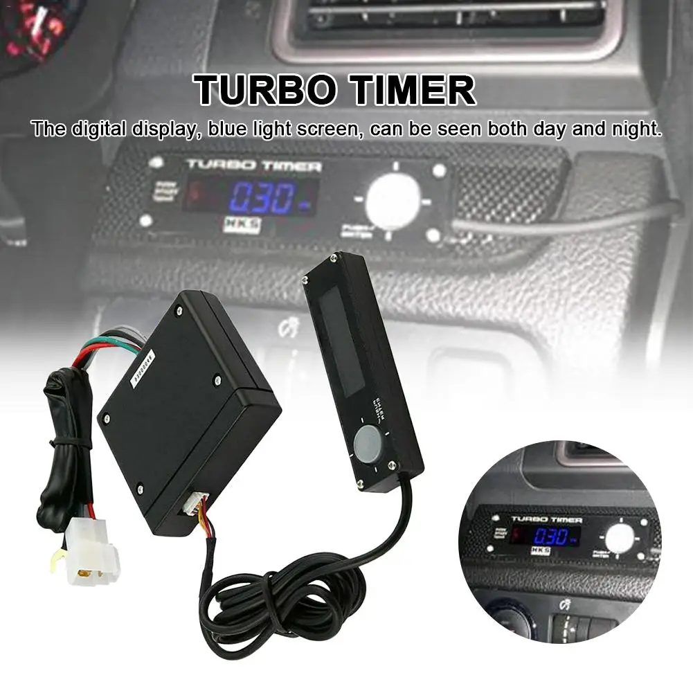 Автомобильный Delayer Turbo Timer устройство цифровой светодиодный дисплей черная ручка