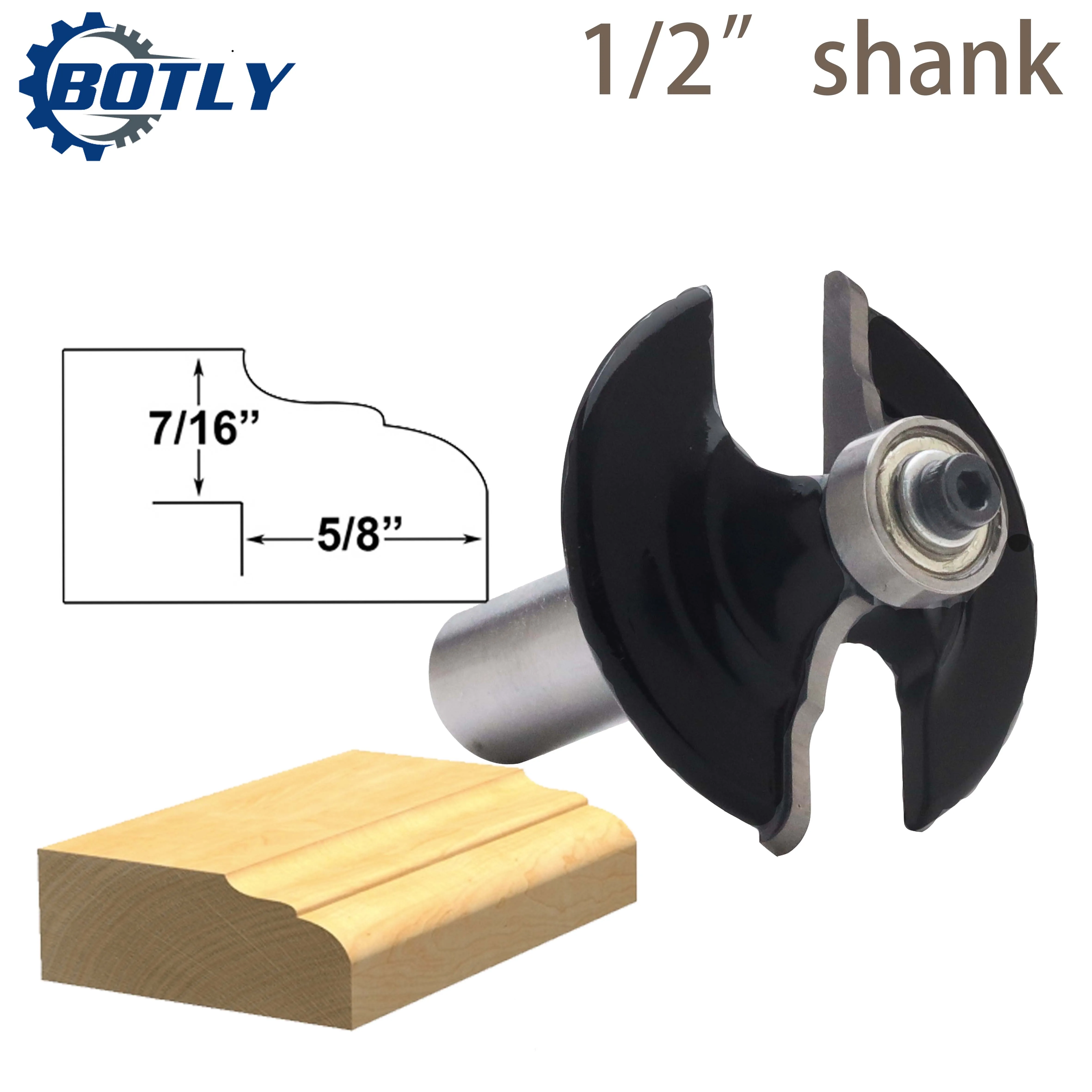 1/2 &quotхвостовик классический европейский стиль двери передней фреза для отделки