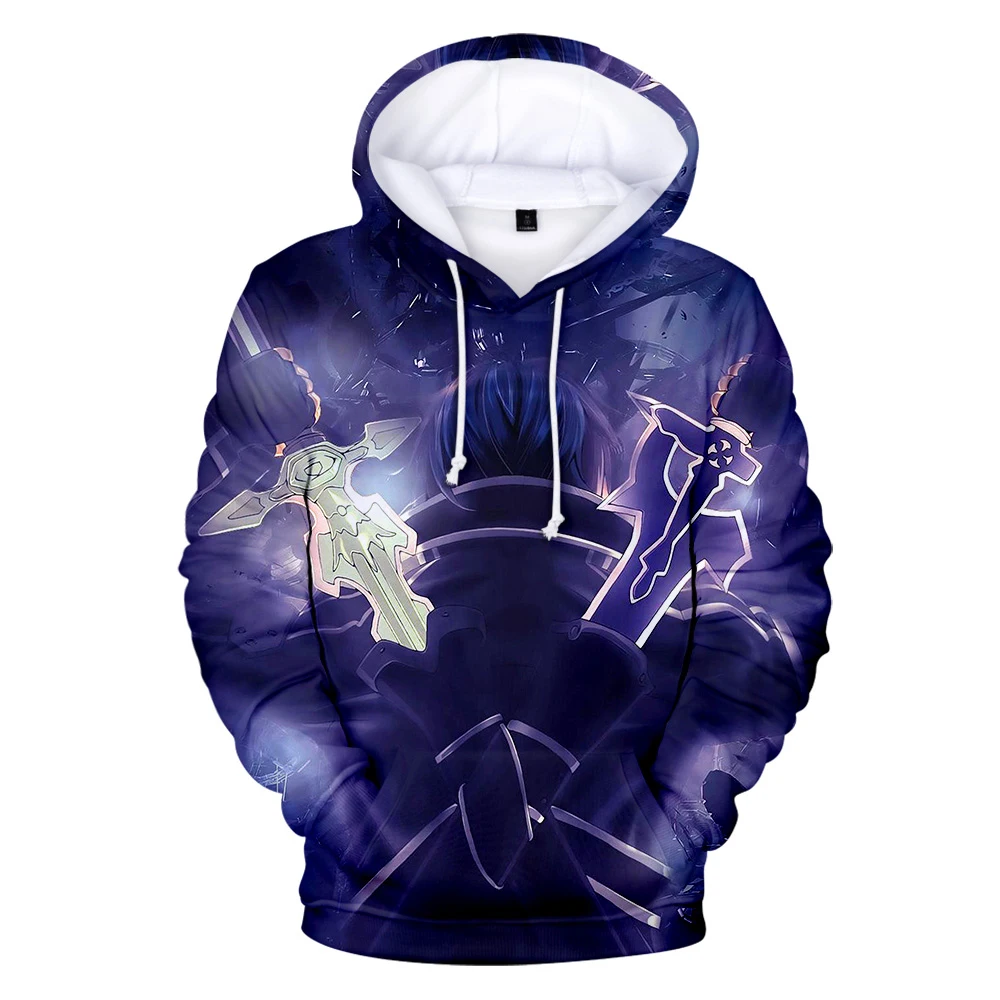 

Sword Art Online Hoodies 3D Print Sweatshirts Boys/Girls Hot Sale Harajuku Fashion Sword Art Online hoodie Pullovers