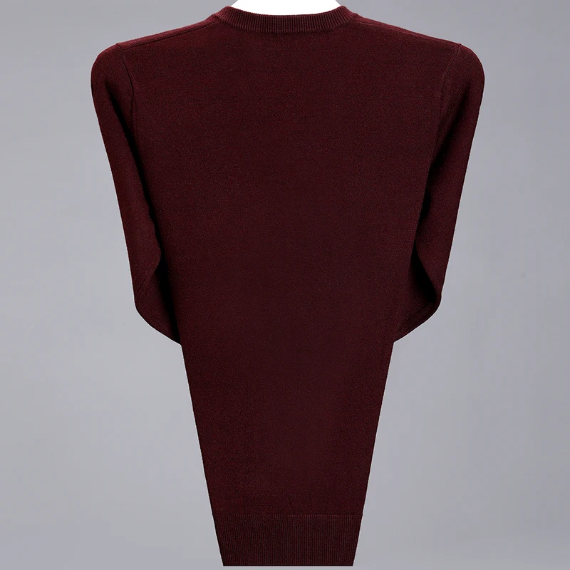 Новинка 2020 повседневный осенне зимний теплый пуловер вязаный Однотонный мужской