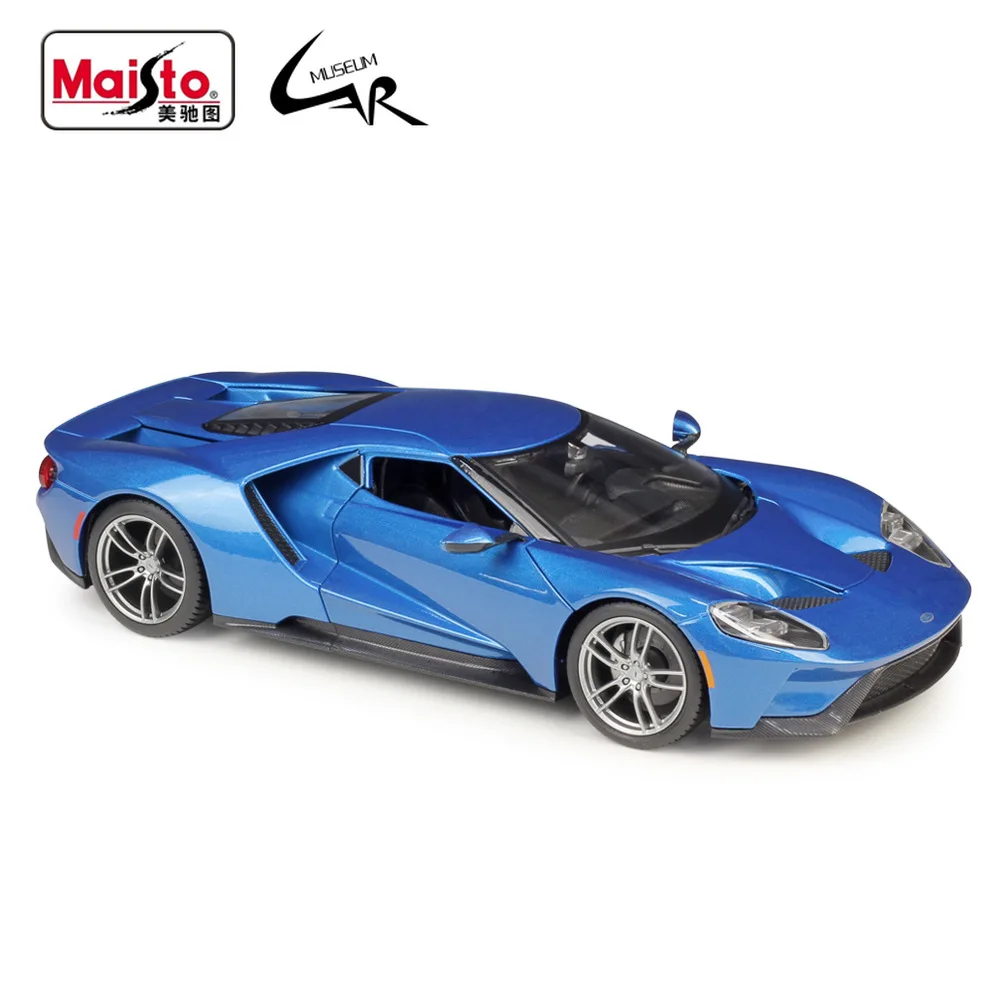 

Спортивный автомобиль Maisto 1:18 2017 Ford GT, модель литая автомобиля из сплава, коллекционная игрушка, украшение