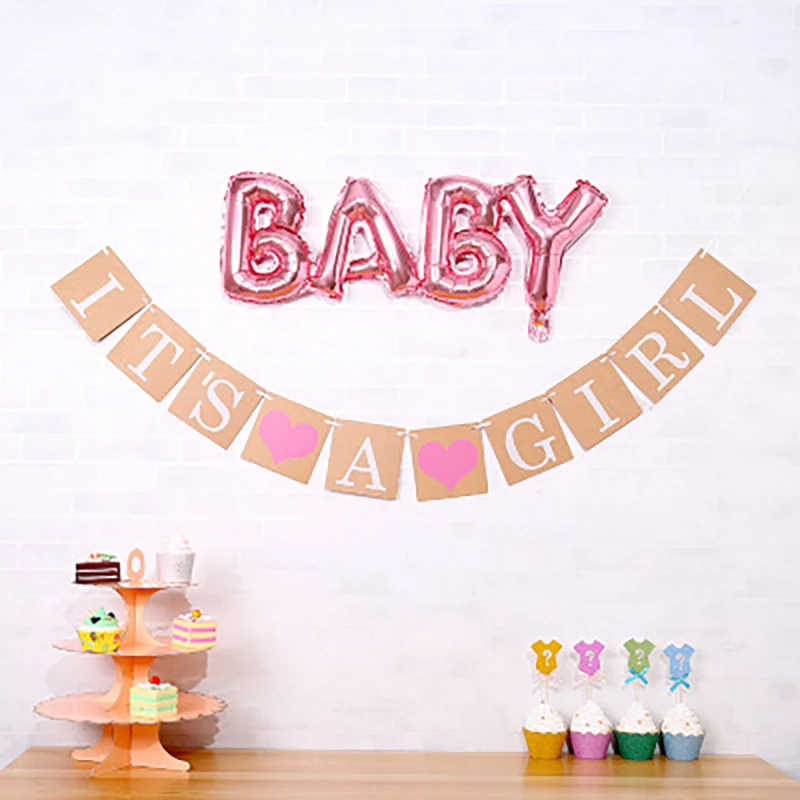 1 набор Бумажная гирлянда для мальчиков и девочек|Украшения своими руками