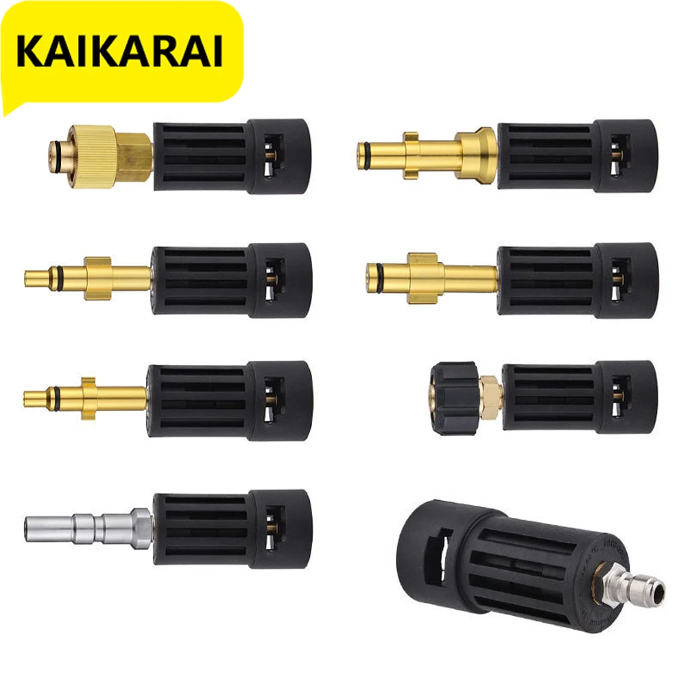 High Pressure Washer Connector  for Connecting AR/Black decker/Makita/Lavor/Bosche/Huter/M22/Sthil to Karcher Gun Female Adapter