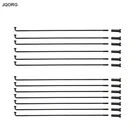 Спицы велосипедные, спицы из стали 45 #, диаметр 2,0 мм, спицы для горного велосипеда J-BEND, запчасти для колес с круглым корпусом, черного цвета