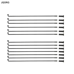 Спицы велосипедные, спицы из стали 45 #, диаметр 2,0 мм, спицы для горного велосипеда J-BEND, запчасти для колес с круглым корпусом, черного цвета