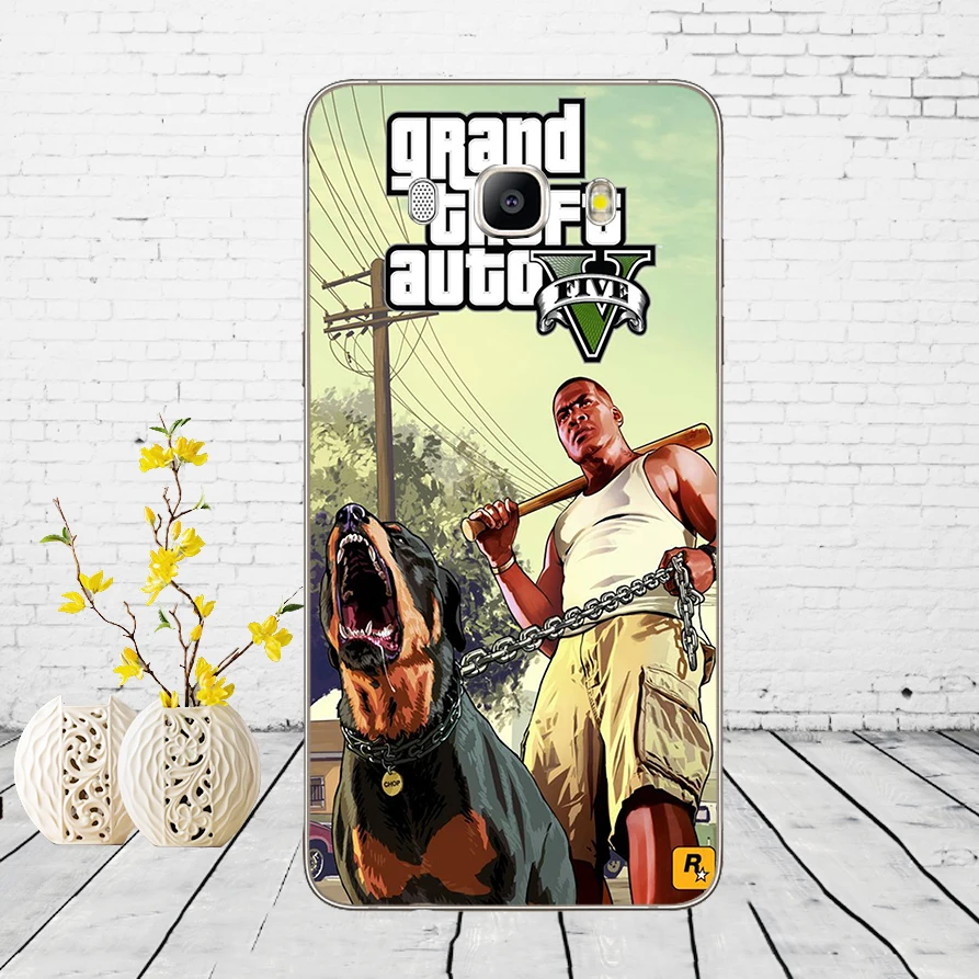 10 33DD Grand Theft Auto GTA V Мягкий силиконовый чехол для Samsung Galaxy A3 a5 A6 A8 j3 j5 j7 - Цвет: 10