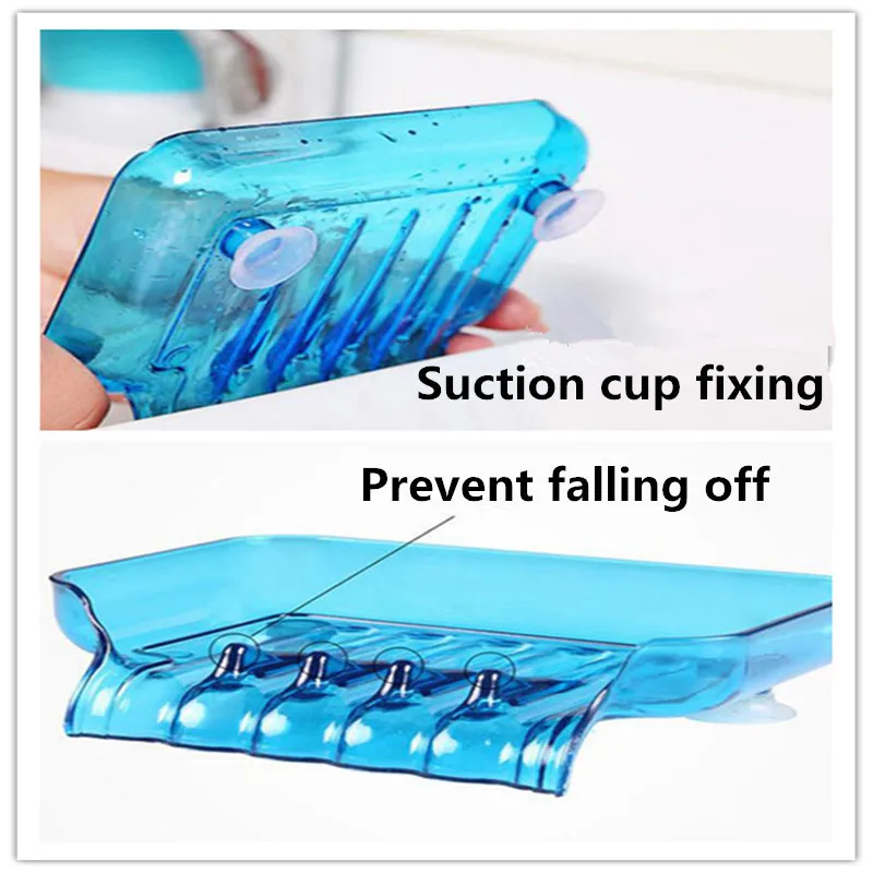 Водопад пластиковая мыльница аксессуары для ванной комнаты дренаж мыла коробка