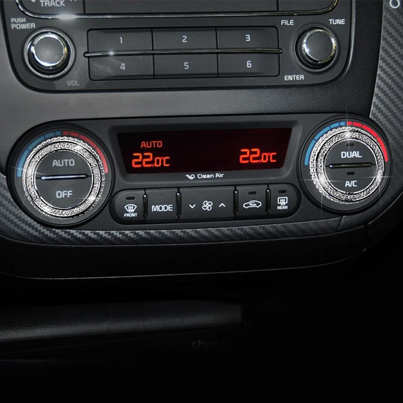 Для KIA KX5 автомобиля A/C Diamond Кондиционер Ручка регулятора для радиоприемника
