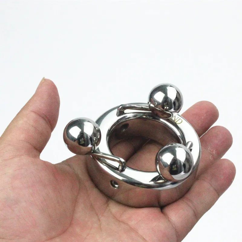 Мужская подвеска-Растяжитель мошонки из нержавеющей стали с 3 шариками