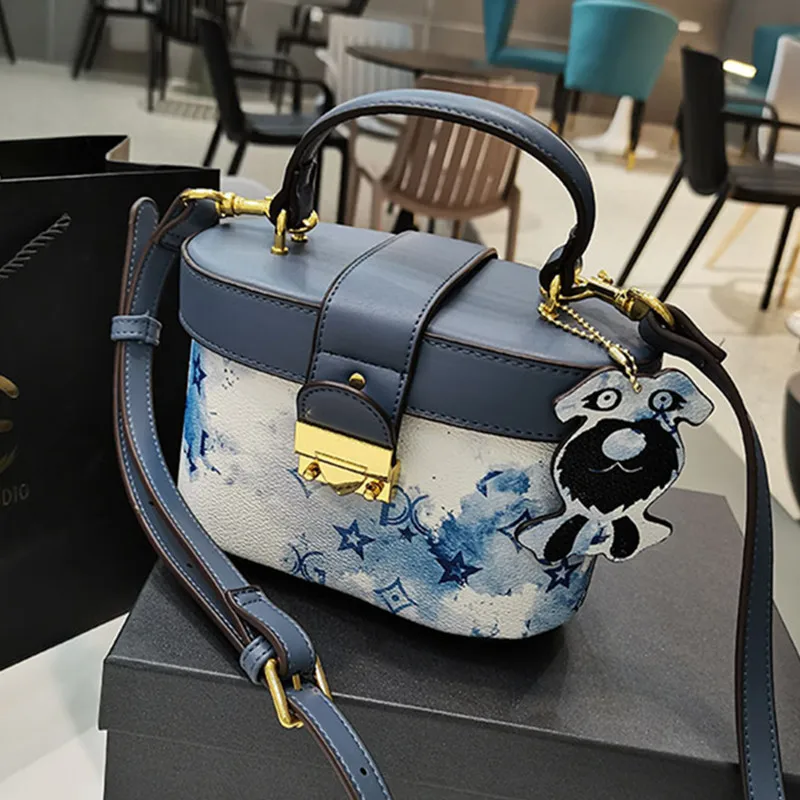 

2021 New Fashion Printing High Quality Cosmetic Bag All-match Single Shoulder Satchels Female Bag Purses and Handbags Luxury Sac