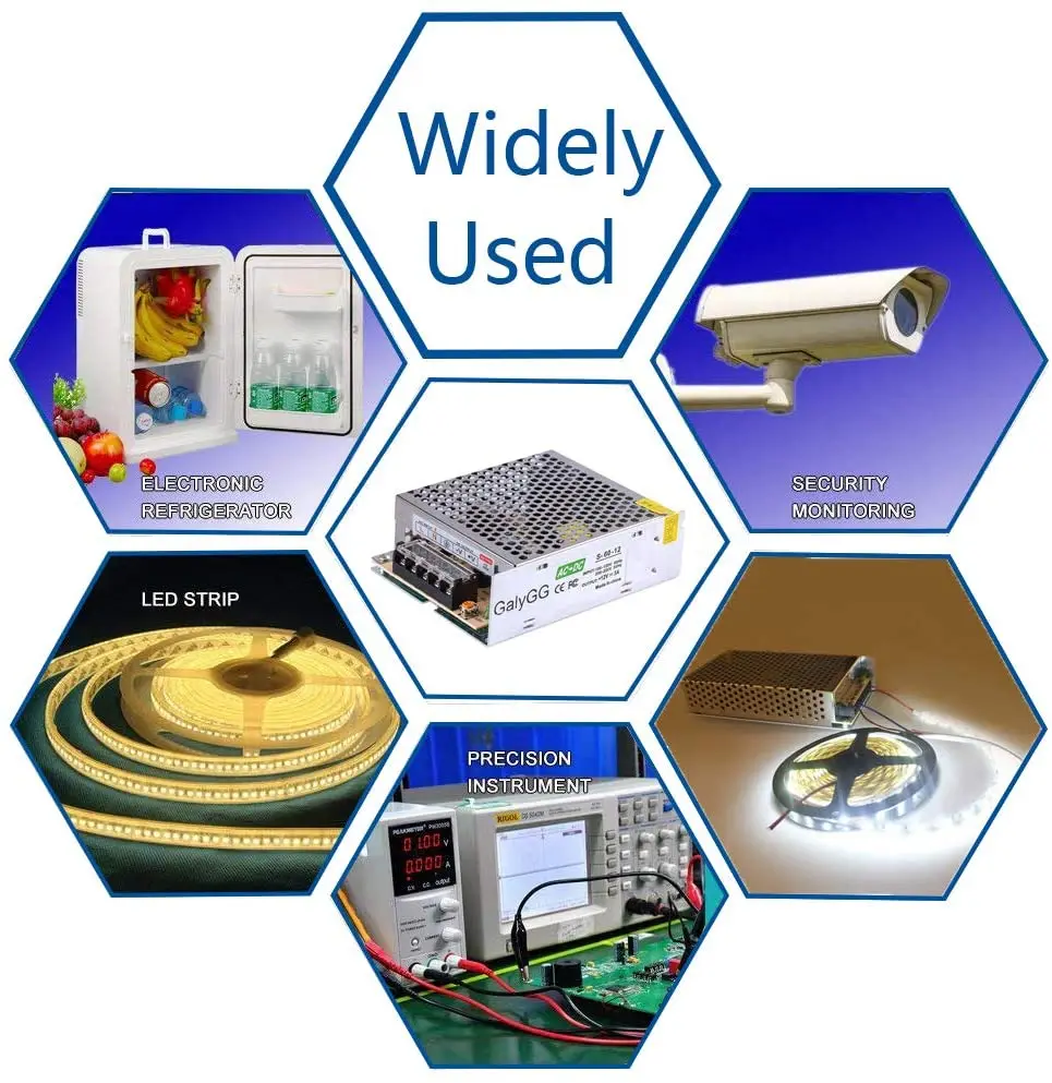 

led power supply 12v 5v 24v lighting transformer psu 60W 100W 200W 300W switching adapter driver for projector led light cctv