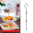 10 x наборы, 2 или 3 уровня, подставка для торта, фитинги, серебряные подставки, Новинка