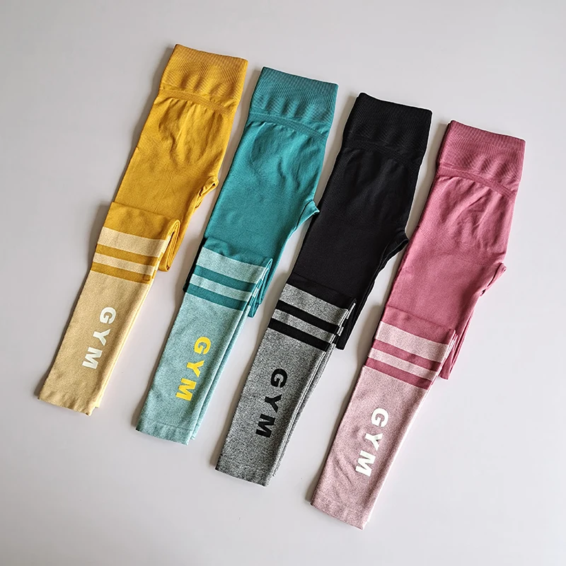 

Брюки женские бесшовные для фитнеса и йоги, спортивные Леггинсы с высокой талией, леггинсы для спортзала, йоги, бега, спортивные штаны