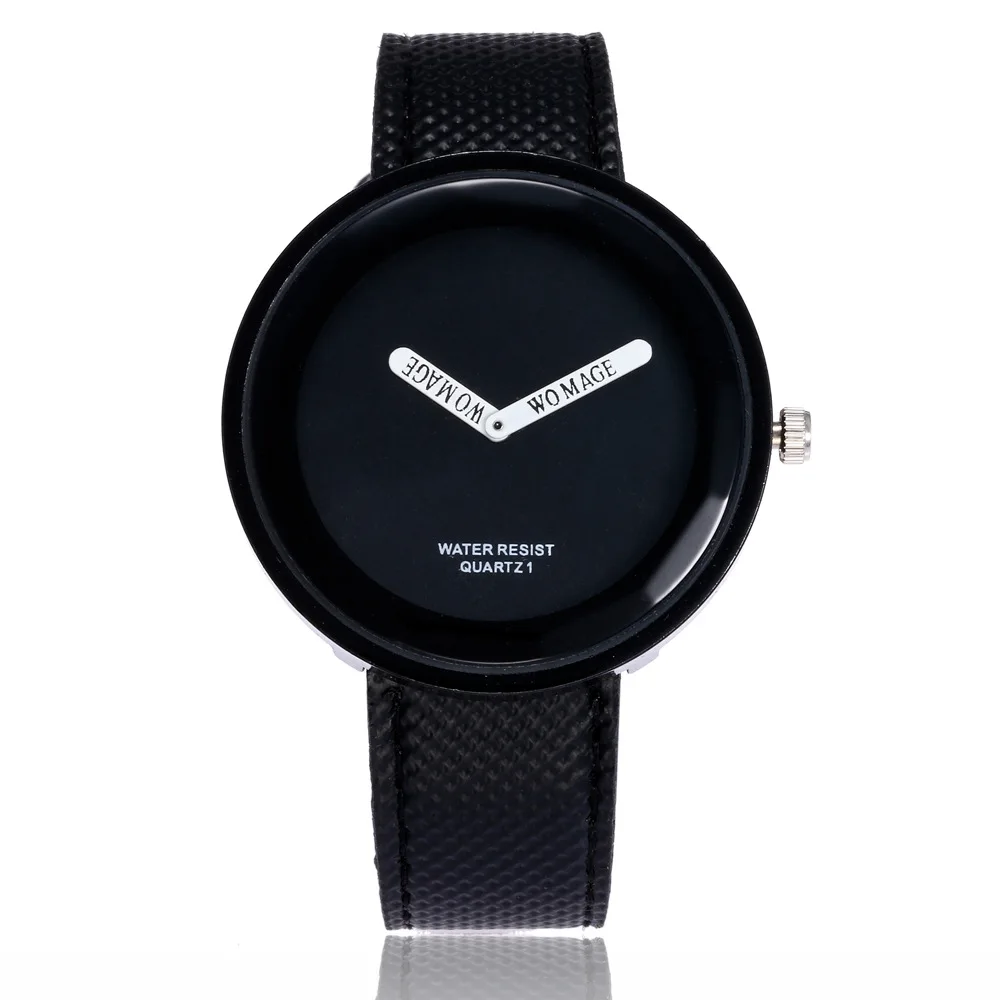 

New 1PC 5Colors Candy Color Student Watches Leather Cute Sport Watch Women Girl Simple Clock