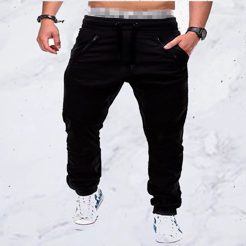 

Cargo Pants Men Sweatpants Gyms Fitness Workout Solid Male Tactical Pants Joggers Male Multi-Pocket Sportswear Trousers M-4XL