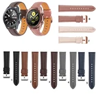 Ремешок кожаный для Samsung Galaxy Watch 3 41 мм 45 мм, модный сменный элегантный браслет для наручных часов, 20 мм 22 мм