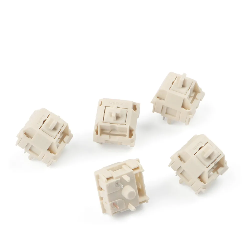 

Kailh Cream Switch 5Pin SMD Linear 55g Novelkeys Switches DIY Customized MX Stem For Mechanical Keyboard
