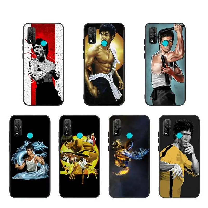 

Bruce Lee Phone Case For Huawei Honor 8X 9 10i V9 V10 V20 V30 Pro Lite PLAY Cover Coque