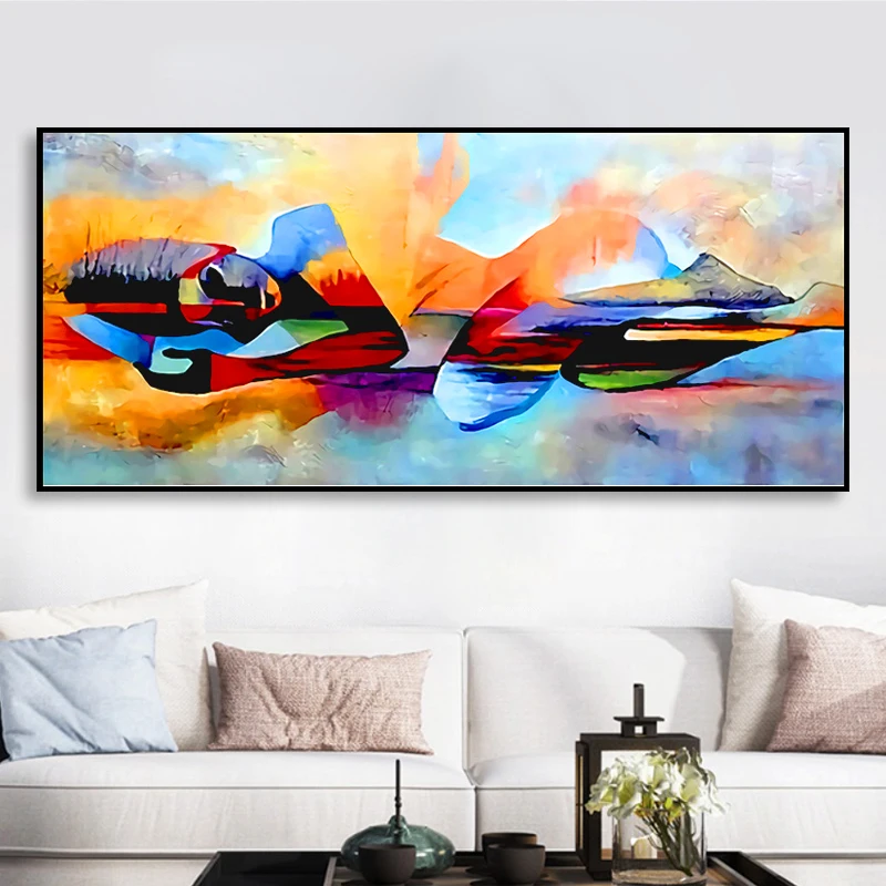 Художественная ручная роспись абстрактная Женская художественная картина