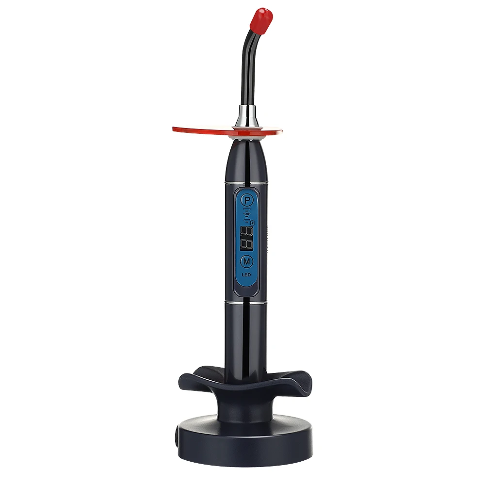 

Wireless LED Dental Curing Light blue Cordless Cure Light Lamp Curing Machine Adjustable Working Time Dental Equipment Tool Dent