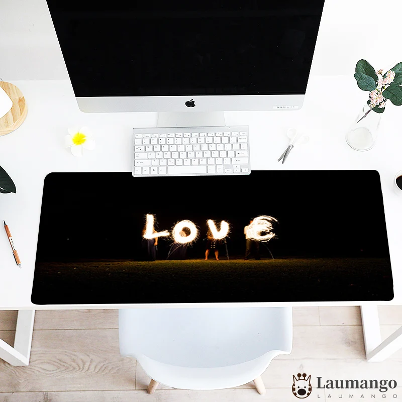 

Mouse Pad Love pattern design Hd Pattern design game player large mouse pad