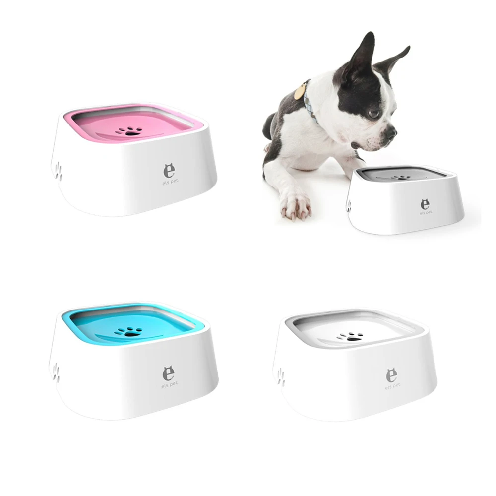 

Поплавок для собак объемом 1,5 л, нескользящая чаша с влагозащитой от брызг и бородой, дозатор воды для собак, кормушка для питьевой воды, C42