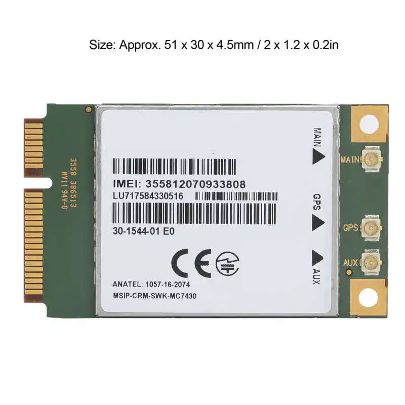 MC7430 LTE 4G модуль CAT6 FDD-LTE TDD-LTE к оператору сотовой связи HSPA + GNSS WWAN USB 3 0 демон и утилиты