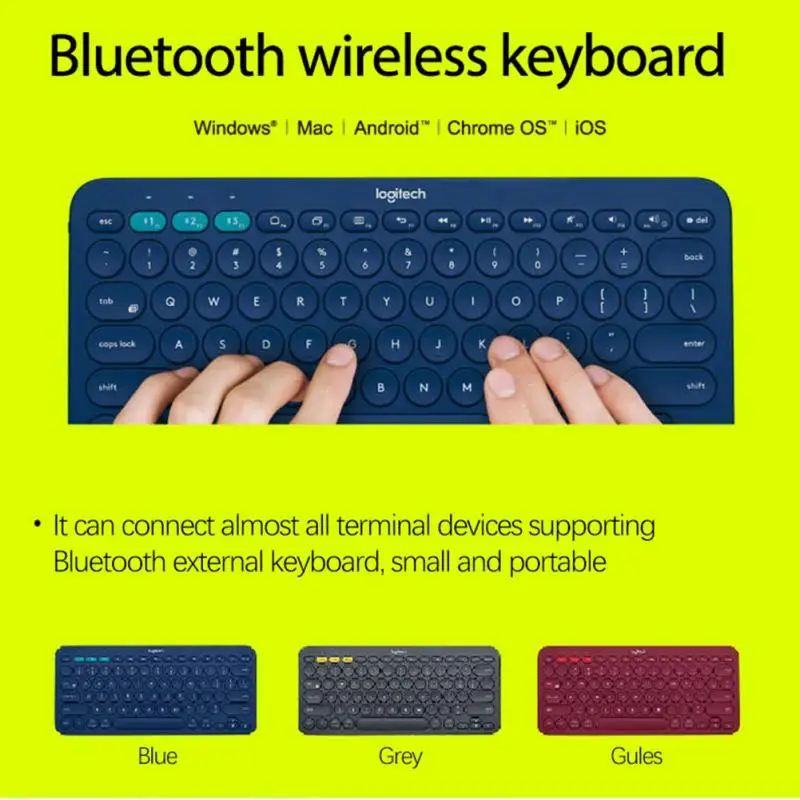 K380 многофункциональная беспроводная клавиатура совместимая с Bluetooth Linemate
