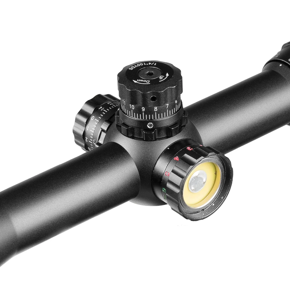 Тактический Оптический прицел LEAPER 4 16X40 с красной зеленой и синей точкой для