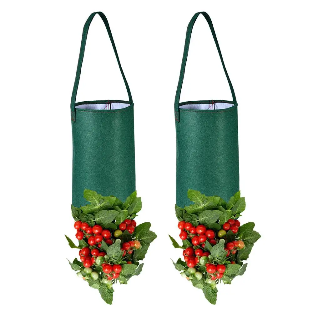 Войлок вешалка для расти помидора вверх ногами ящик комнатных растений мульти
