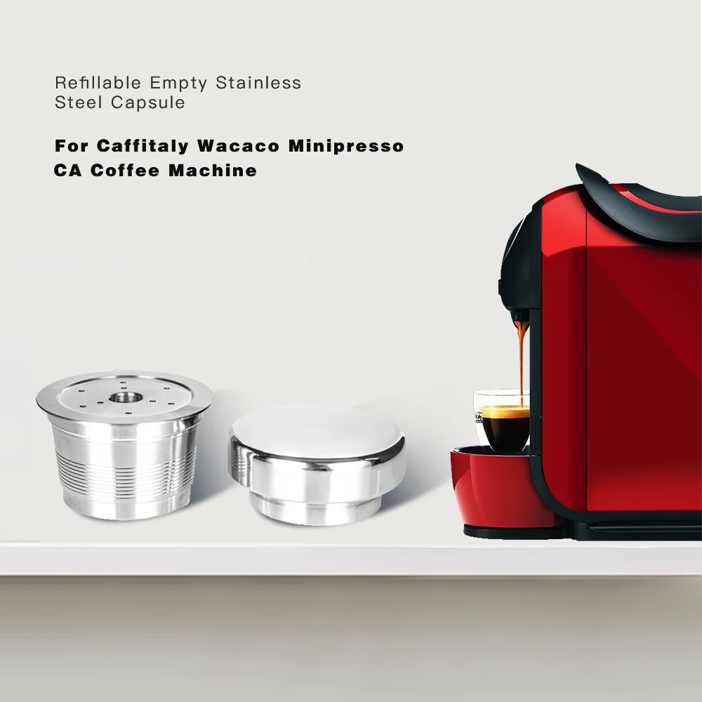 Капсула для кофе из нержавеющей стали многоразовая капсула кофемашины Wacaco Minipresso