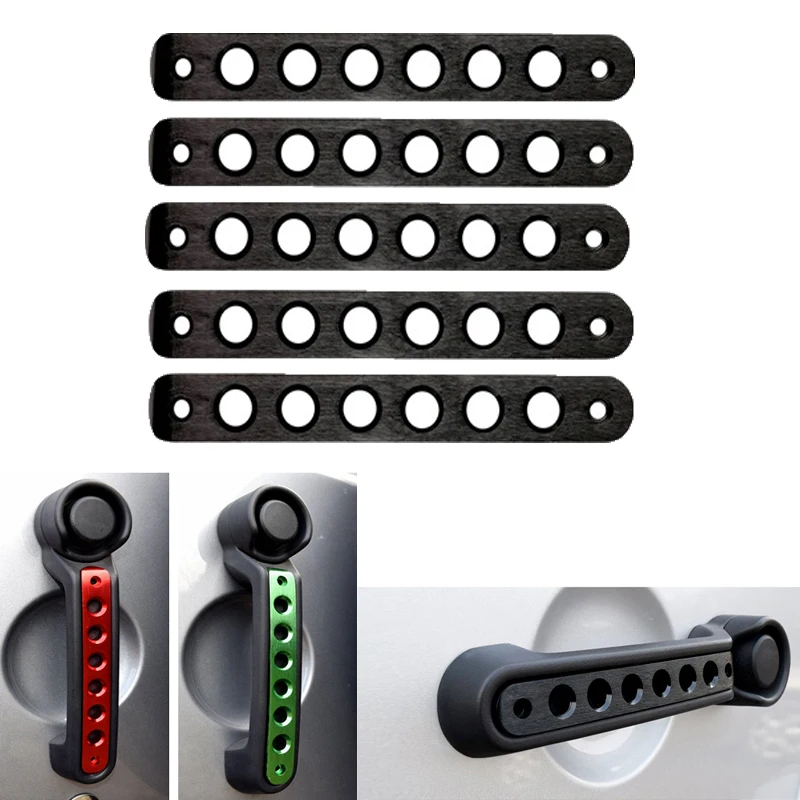 3 шт./5 шт. алюминиевая передняя задняя дверь поручень вставки крышки для Jeep Wrangler JK