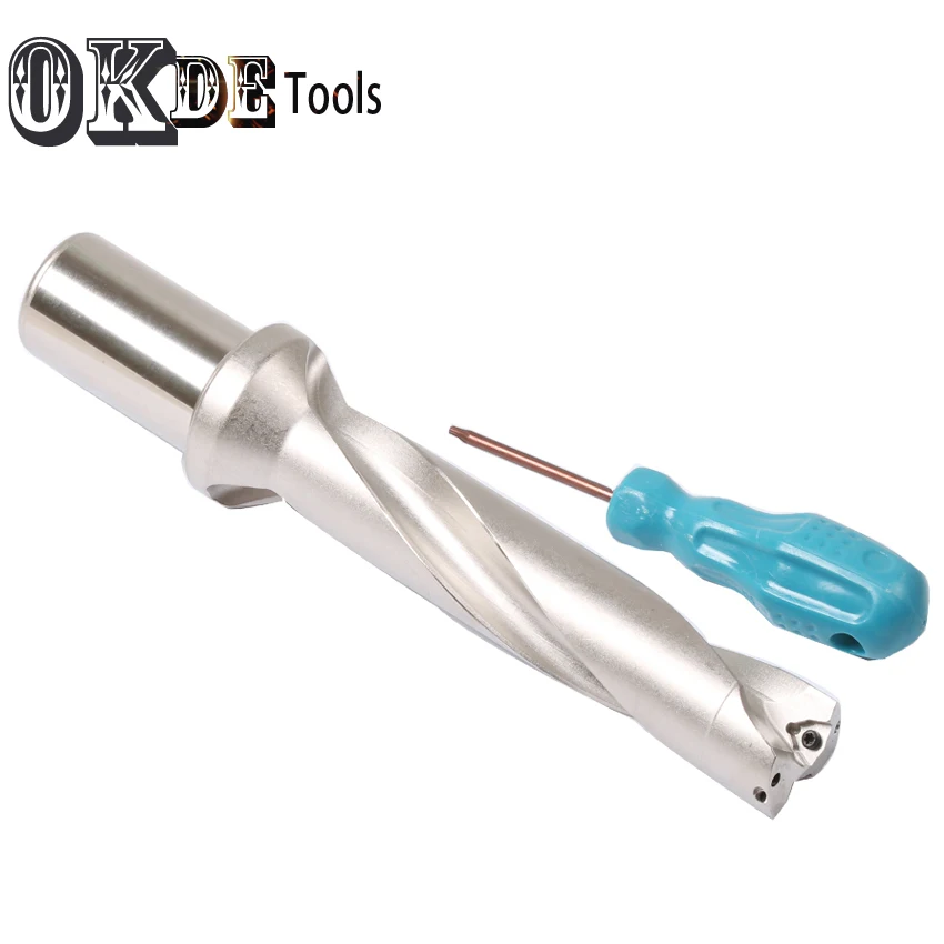 high quality 4D 40.5mm- 59.5mm shallow Power WCMX insert indexable drills Bit WC U drills triangle coolant drilling
