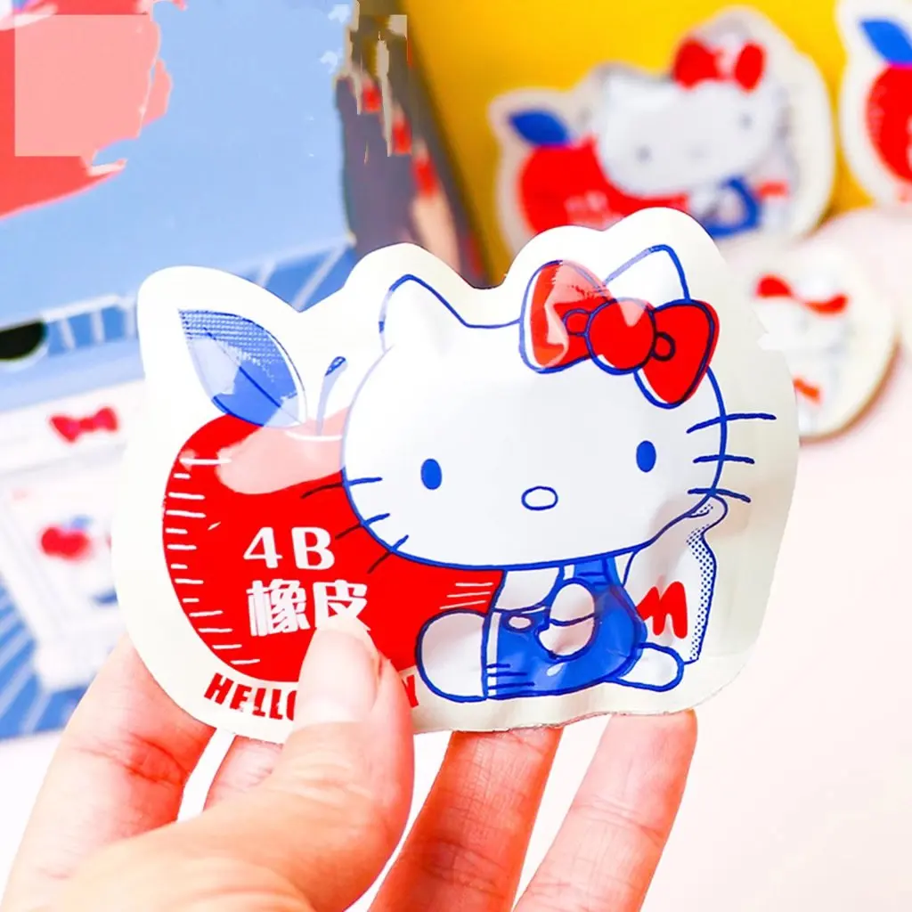 

Kawaii KT Cartoon Series 4B Rubber Cartoon Modelling Student Drawing Sketch Pencil Eraser Stationery Office Stationery Supplies