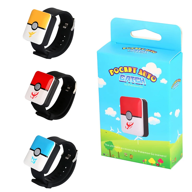 Браслет с Bluetooth для автоматического захвата Pokemon Go Plus перезаряжаемым квадратным